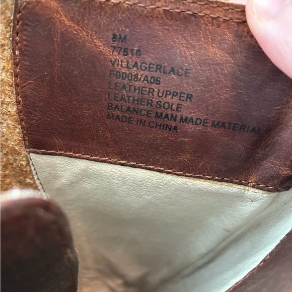 Woman's Frye Villager Lace Boot Tall Heeled Size 8-8.5 Brown Distressed - Picture 6 of 9